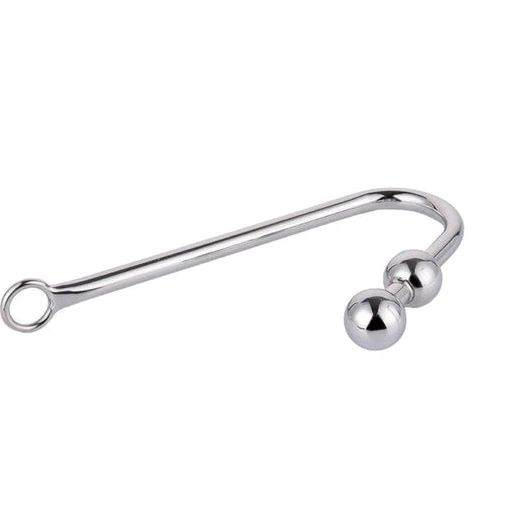 Two Stainless Anal Balls 4417 Hook Steel Pleasurable 1103